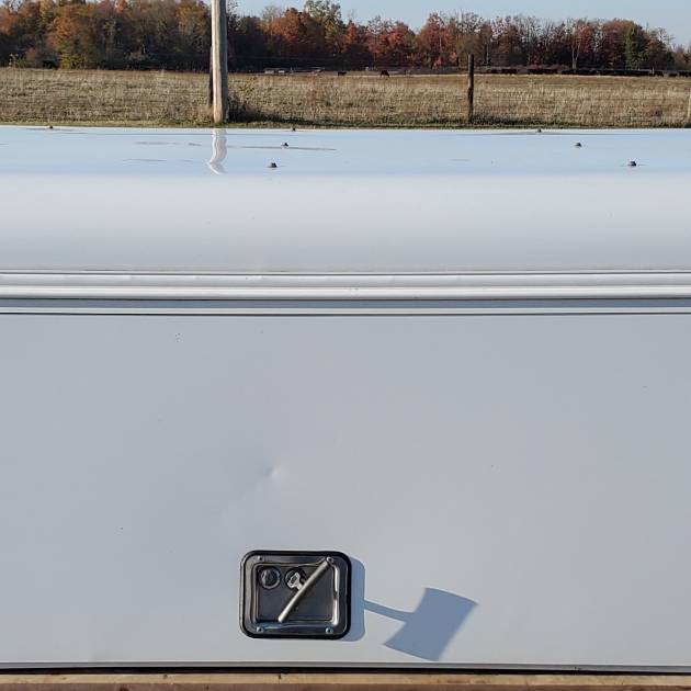 ARE DCU used 6.9'Cab High 26" Truck Cap- 17-22 Ford F250/F350/F450 (EZ04B)
