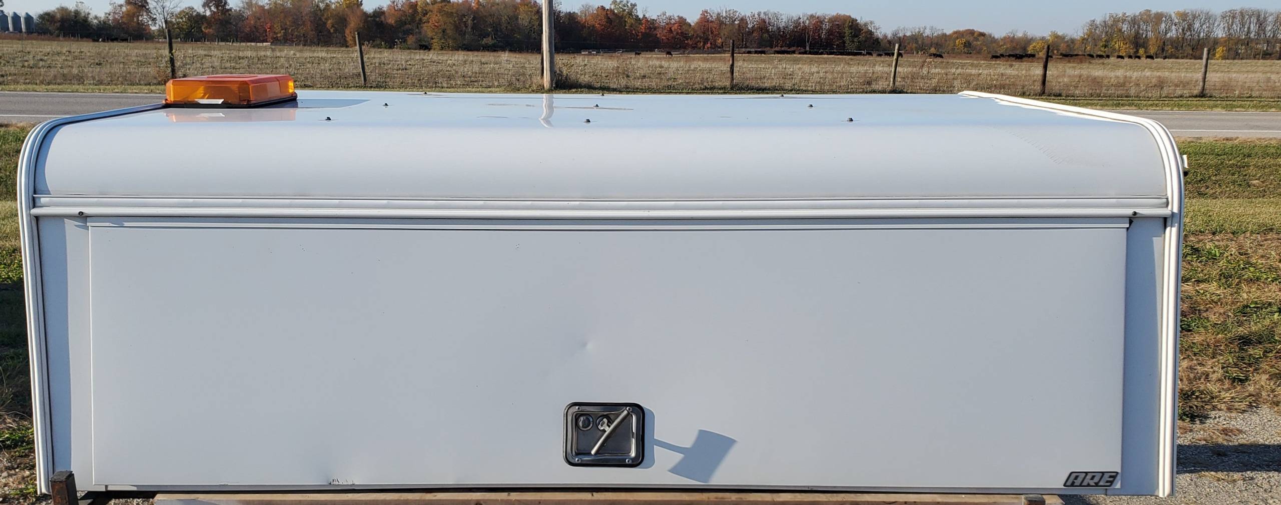 ARE DCU used 6.9'Cab High 26" Truck Cap- 17-22 Ford F250/F350/F450 (EZ04B)