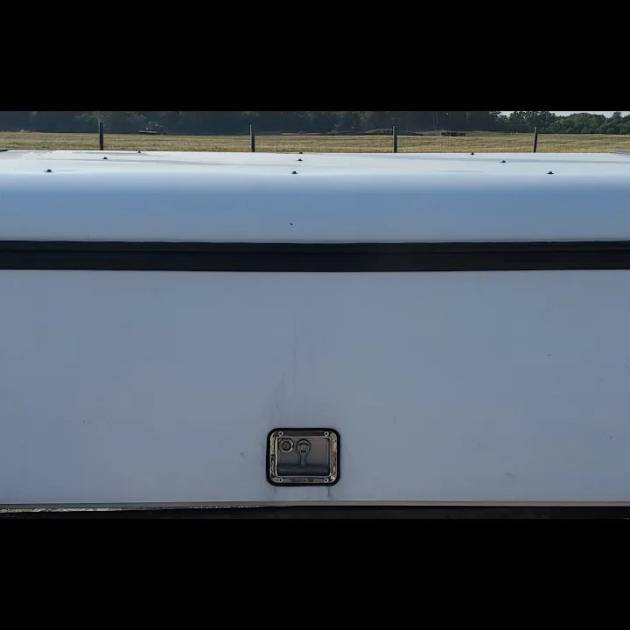 Used 6'8" ARE DCU Contractor Heavy Duty Cab High Truck Cap Topper for 08-16 & 99-07 Ford S/D (EZ07C)