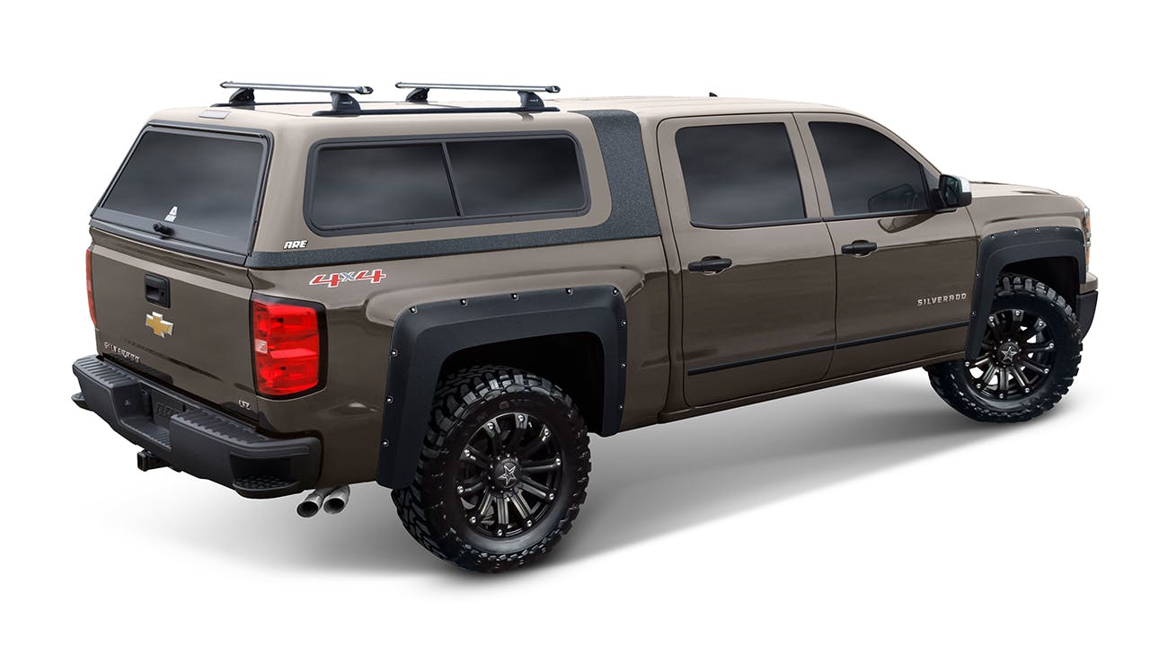 ARE Overland Series adventure fiberglass truck cap